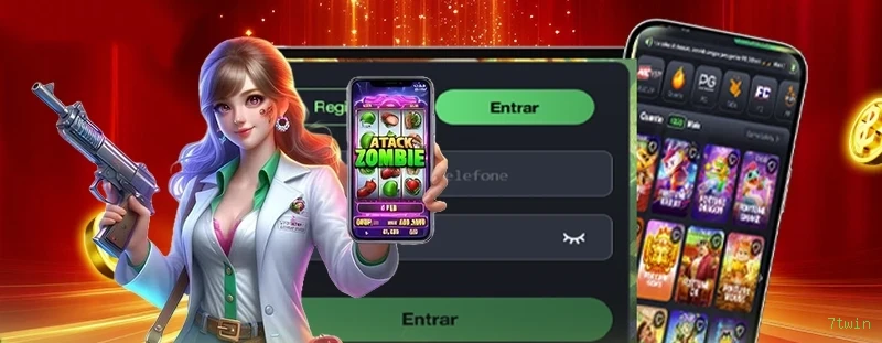 Aplicativo móvel 7twin para iOS e Android
